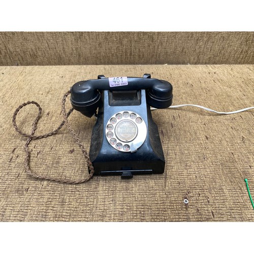 461 - vintage rotary dial telephone.