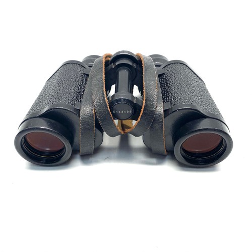 674 - Carl Zeiss Jena multi coated jenaopten 8 x 30 wide binoculars in leather case.