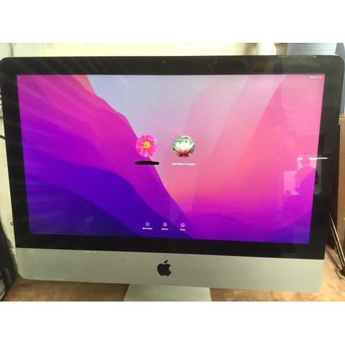 1142 - Apple iMac 21.5” desktop computer all in one model number A1311 (no mouse or keyboard