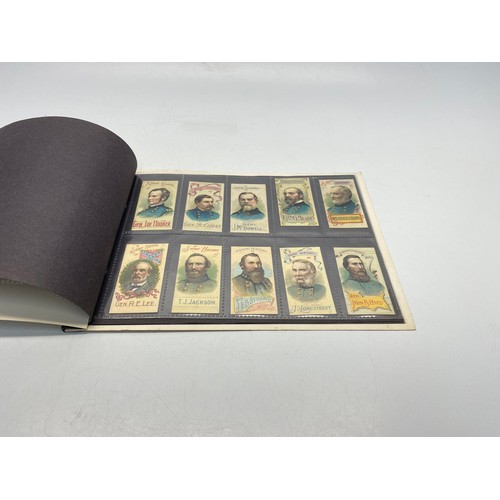 633 - The American Civil War Collectors Album Cigarette Cards and a Reproduction Military Cigarette box, C... 