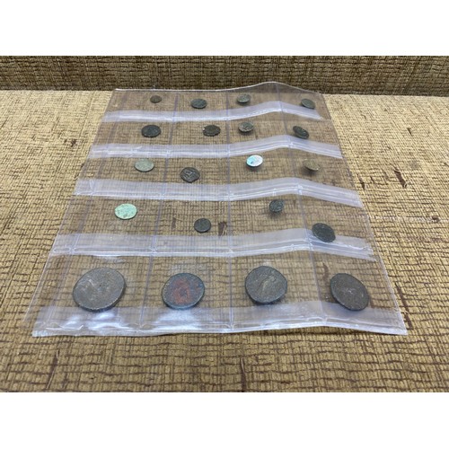 678 - Large quantity of coins including Roman metal detecting finds and reproductions (from a private coll... 