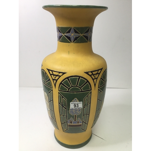 93 - Large glazed vase 51cm high