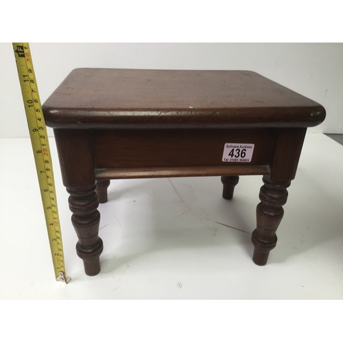 436 - Victorian teak apprentice table