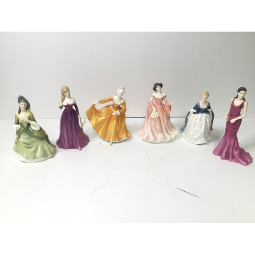 700 - Six Royal Doulton figurines