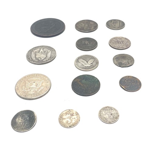 923 - Collection of early coins some silver.