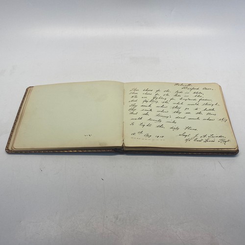 941 - album from ww1 poems and sketches from soldiers and family.