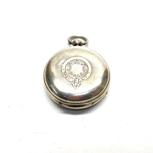 959E - silver pocket watch (running).