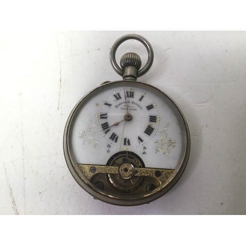 964A - Hebdomas patent 8 day pocket watch