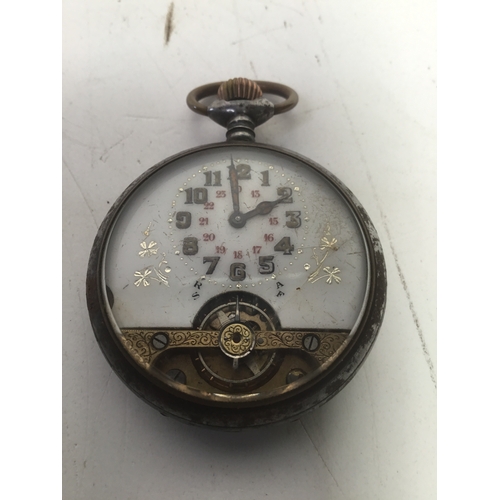 964B - Hebdomas patent 8 day pocket watch