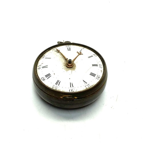 961 - Ladies George III HM Silver Verge Fusee cases pocket watch.