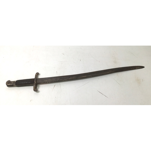 624 - A British pattern 1856-1858 Enfield sword bayonet