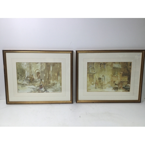 1016 - A pair of lithographs by William Russel Flint. Signed to the margin and with correct stamp.