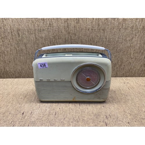 438 - vintage bush fm/am radio.