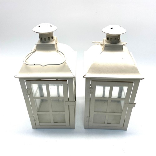 442 - 2 modern candle lanterns.