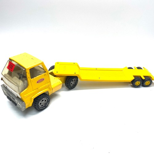 650 - tonka truck low loader lorry.