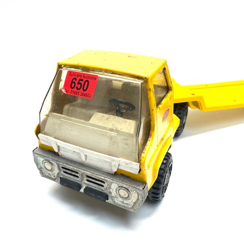 650 - tonka truck low loader lorry.