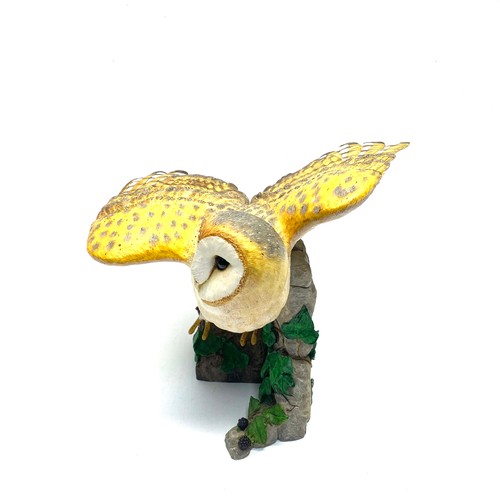 654 - anne richmond border fine arts barn owl 22cm