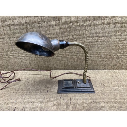 667 - vintage engineers desk lamp.