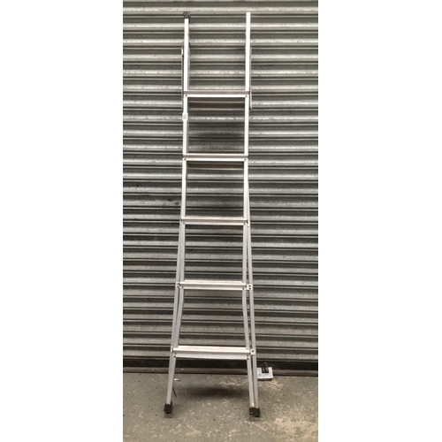 120 - Black and Decker Aluminium three way ladder