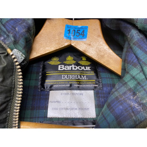 1054 - Barbour Durham jacket C38/97cm.