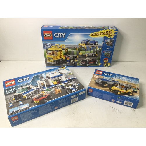 1125 - A collection of boxed Lego City