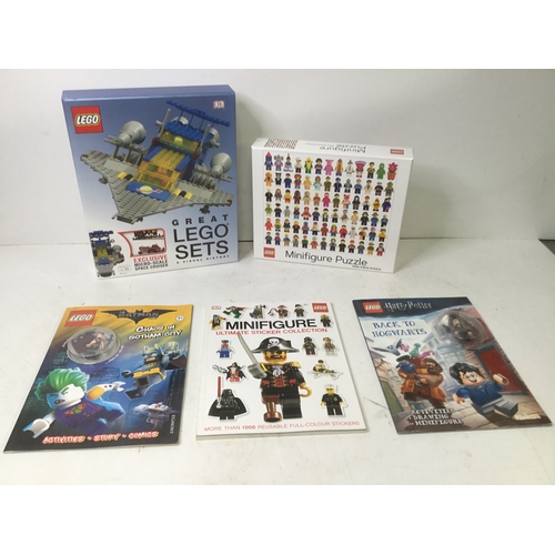 1143 - A collection of boxed Lego and mini figure books