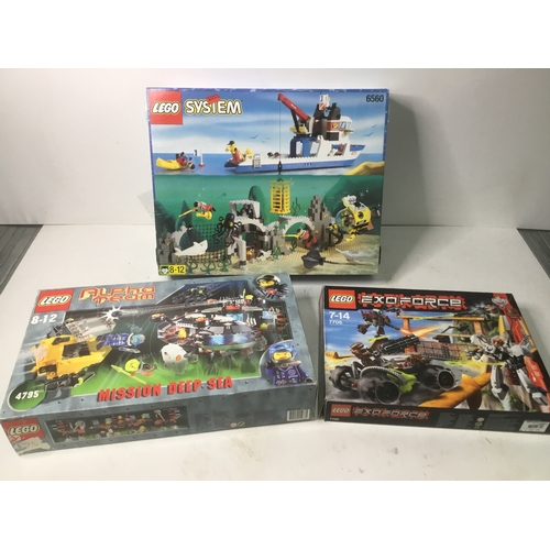 1164 - A collection of boxed (opened)Lego Including exo-force and system