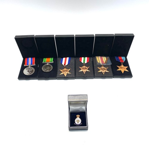 911 - Set of SIX WW2 medals (reissues in boxes) 1939-45 Star, France and Germany Star, Defence Medal,
1939... 