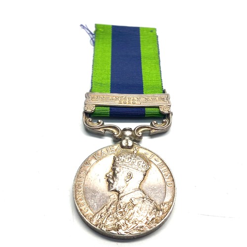 944 - Medal awarded to SGT F.HOLMAN 202588 2 BN SOM.L.I. Indian general service medal 1908-1935 with Afgha... 