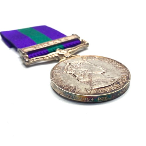 945 - Two medals awarded to PTE L E Osborne 23011872 and PTE B Bidwell 22652654 Somerset Light Infantry ge... 