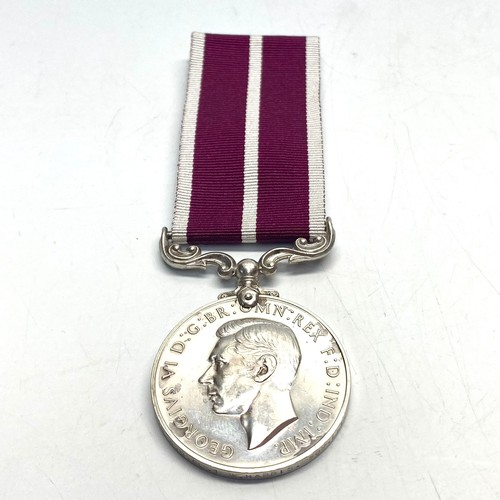 946 - Meritorious Service Medal George VI awarded to 1570 W01 W Harris Somerset Light Infantry. awarded 21... 