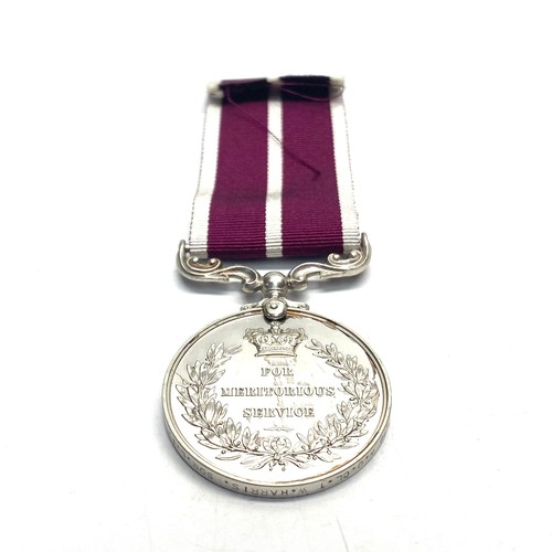 946 - Meritorious Service Medal George VI awarded to 1570 W01 W Harris Somerset Light Infantry. awarded 21... 