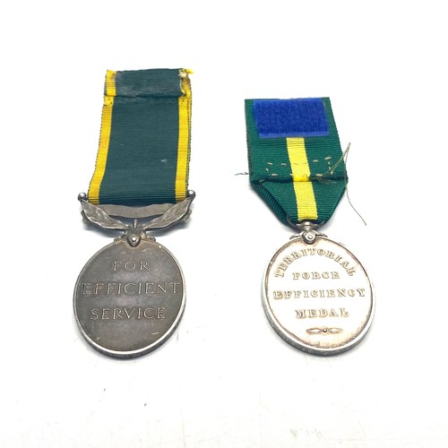 950 - 2 medals awarded to: 240 Pte E. H. Roberts 5/Somerset L.I. and 5672718 CPL  I. A. Summers . Som . L.... 