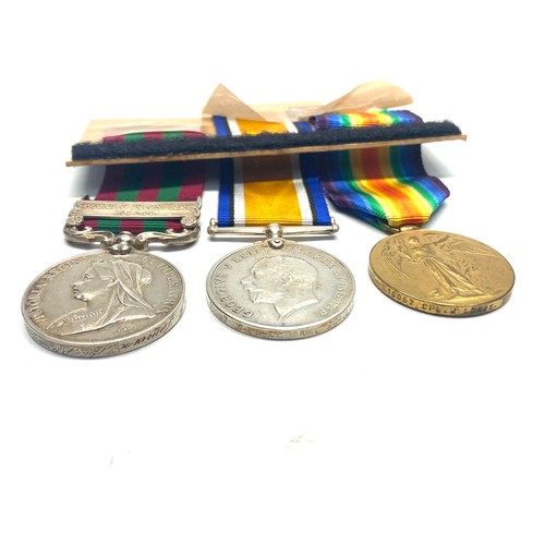 959 - Three medals awarded to 10057 Cpl J Lomax Somerset Light Infantry, The India General Service Medal 1... 