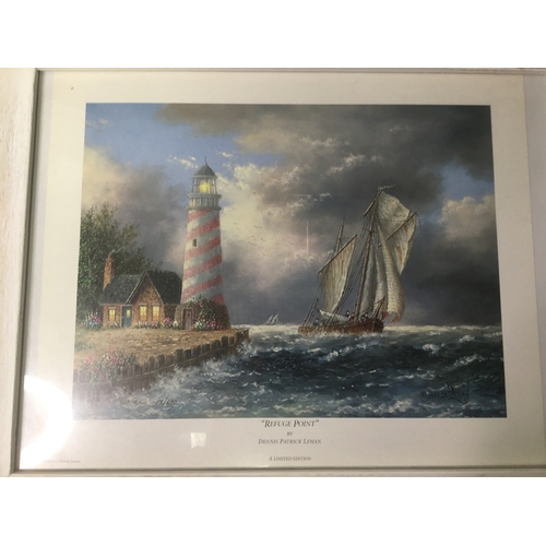 109 - Vernier Ward signed print and a Dennis Lewan limited edition signed print