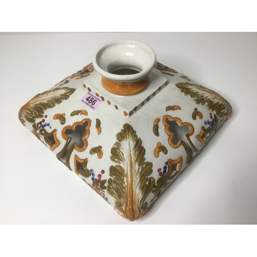 486 - vintage ceramic lamp shade.