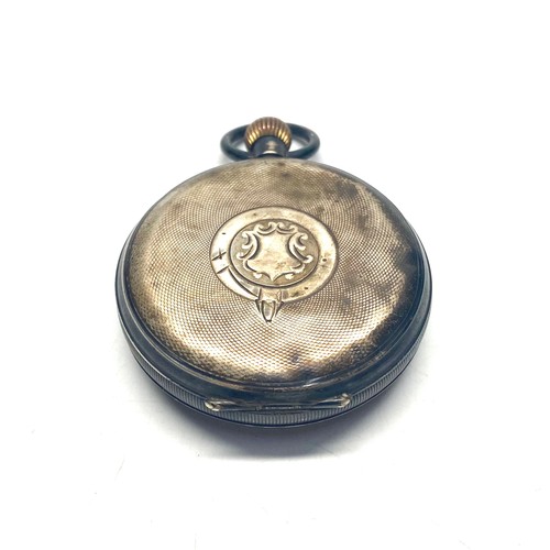 917 - Sterling silver pocket watch. (running intermittent)