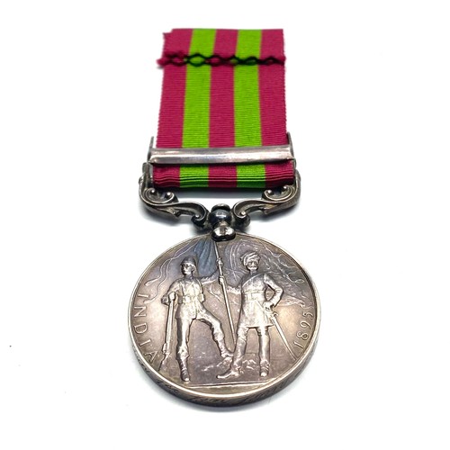 923 - The India General Service Medal 1895, with Punjab Frontier (1897-98) clasp Awarded to 3348 Pte F Sut... 