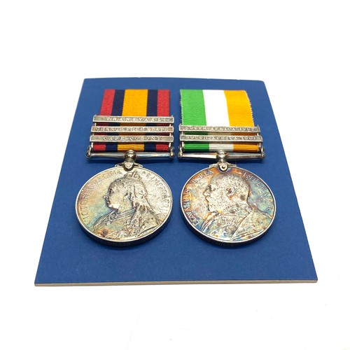 927 - Medals awarded to: 5517 Cpl Miller, Somerset Light Infantry (Prince Alberts) Queen's South Africa Me... 