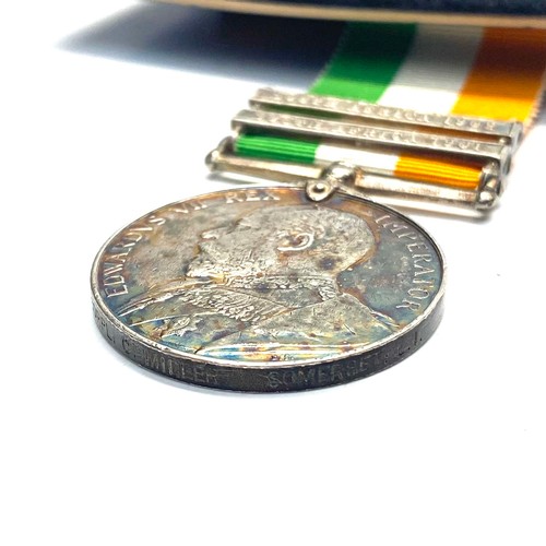 927 - Medals awarded to: 5517 Cpl Miller, Somerset Light Infantry (Prince Alberts) Queen's South Africa Me... 