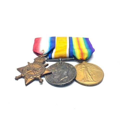 954 - WW1 Trio 1914-1915 Star, British War Medal, The Allied Victory Medal awarded to 11204 Cpl G REED Som... 