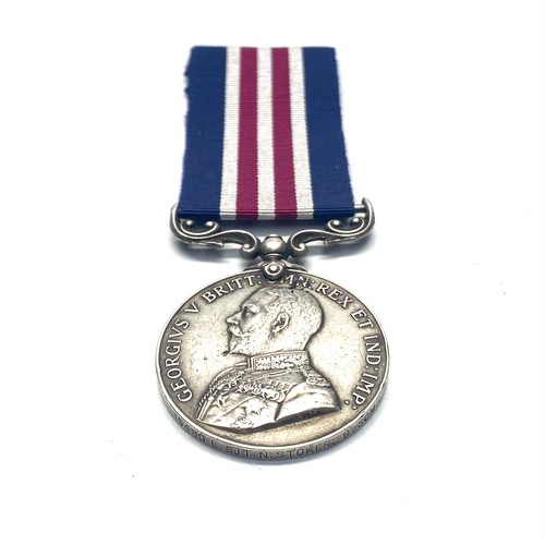 955 - Military Medal for Bravery in the Field George V version. Awarded to 15480 LSjt L Stoker 8th Battali... 