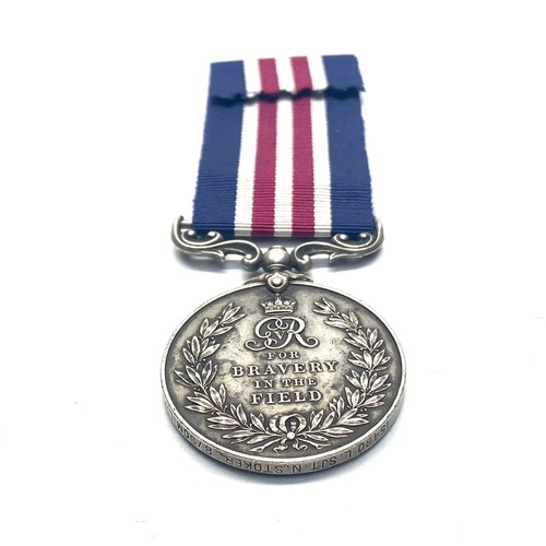 955 - Military Medal for Bravery in the Field George V version. Awarded to 15480 LSjt L Stoker 8th Battali... 