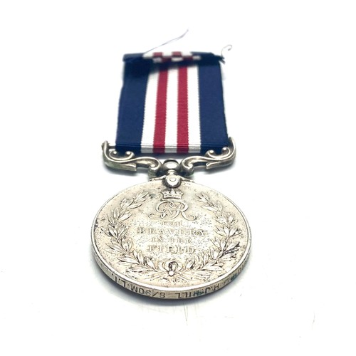 956 - Military Medal for Bravery in the Field George V version. Awarded to 31910 Pte H J Hill 8th Battalio... 