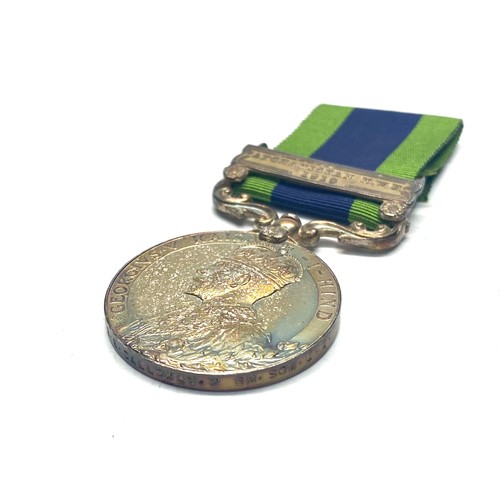 962 - India General Service Medal 1908-35 George V. Afghanistan NWF 1919 awarded to 26265 Pte E Calloway 2... 