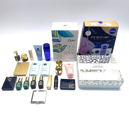 511 - mixed selection of beauty products including dove, nivea, laura ashley and estee lauder.