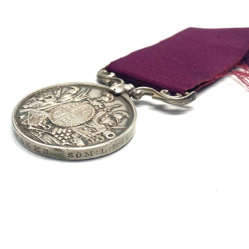 972 - Army Long service and Good conduct Medal 1830 Queen Victoria Version awarded to 3101 Pte J W Weeks. ... 