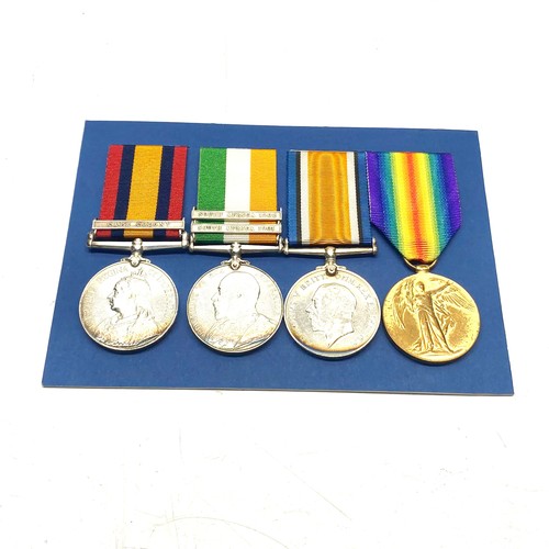 980 - Queens South Africa Medal with Cape Colony clasp, Kings South Africa Medal with South Africa 1902 So... 