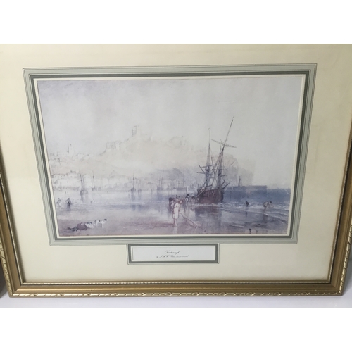 298 - Two framed J Turner prints