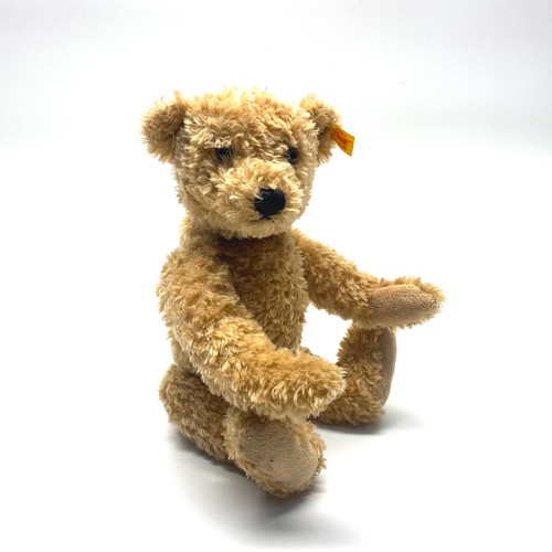 602 - Steiff 022456 Elmar Golden Brown Jointed Soft Plush Teddy Bear Medium; 40cm.